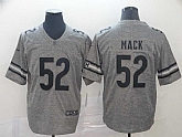 Nike Bears 52 Khalil Mack Gray Gridiron Gray Vapor Untouchable Limited Jersey,baseball caps,new era cap wholesale,wholesale hats